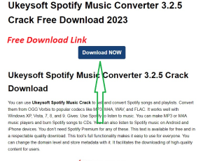 Ukeysoft Spotify Music Crack