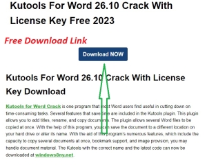 Kutools for Word Office Suites & Tools